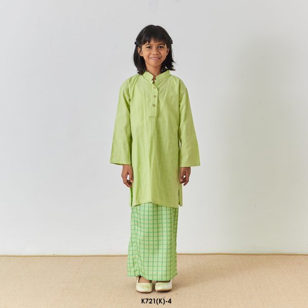 Cassie Kurung Kids in Green Tea (K721(K)-4)