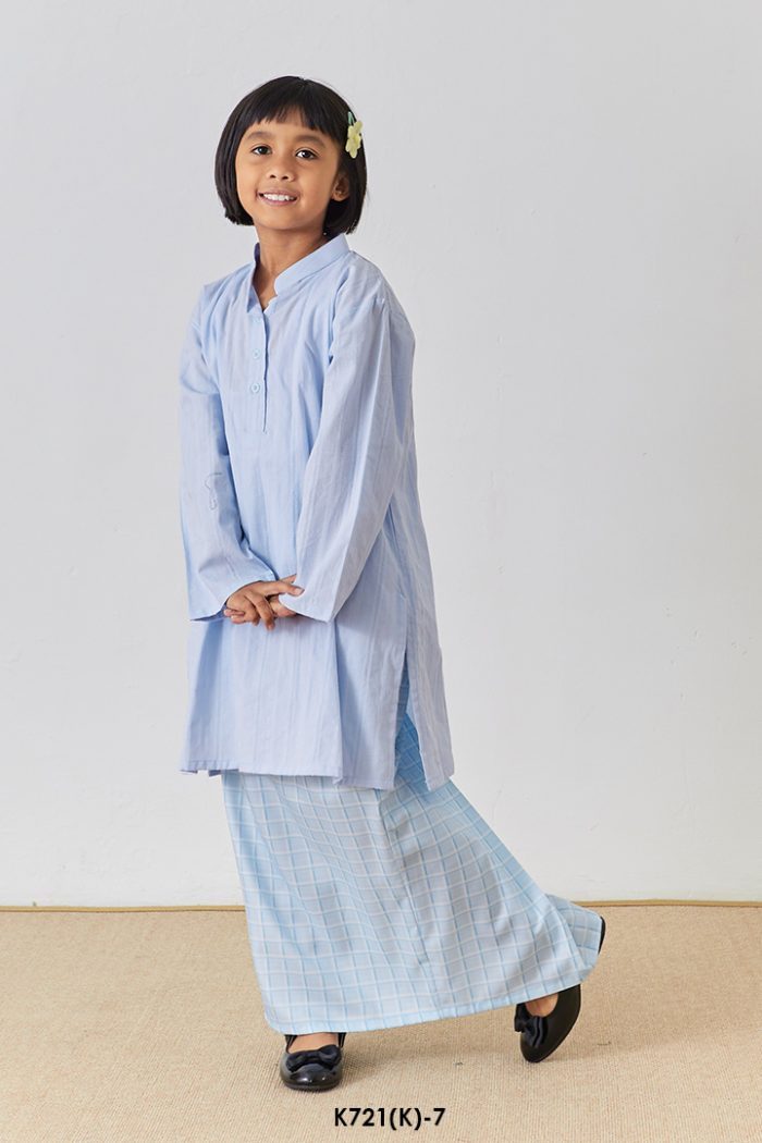 Cassie Kurung Kids in Baby Blue (K721(K)-7)