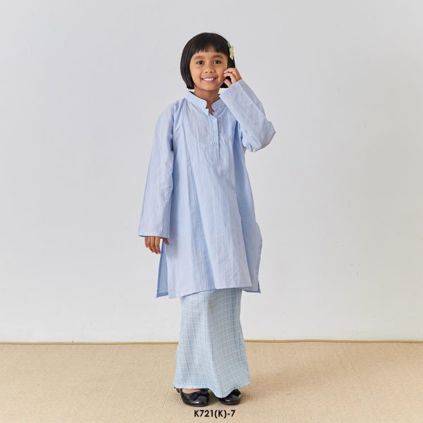 Cassie Kurung Kids in Baby Blue (K721(K)-7) - Image 3