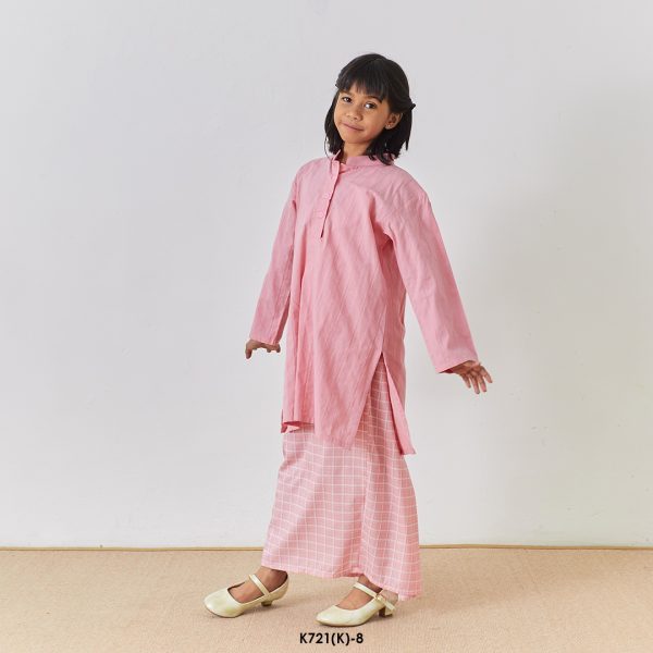 Cassie Kurung Kids in Dusty Pink (K721(K)-8) - Image 2