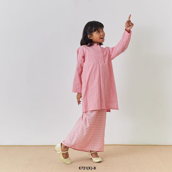 Cassie Kurung Kids in Dusty Pink (K721(K)-8) - Image 3