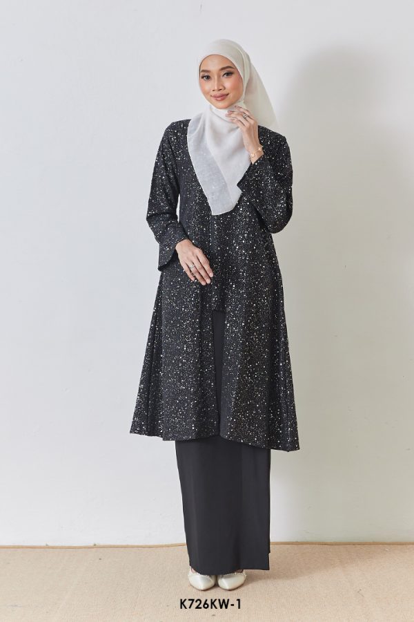 Kebaya Wilda 2.0 in Black (K726KW-1)