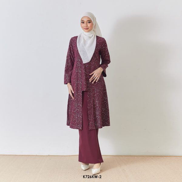 Kebaya Wilda 2.0 in Maroon (K726KW-2)