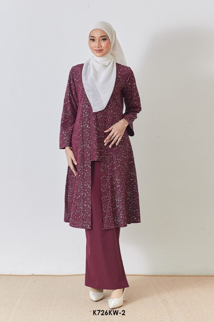 Kebaya Wilda 2.0 in Maroon (K726KW-2)