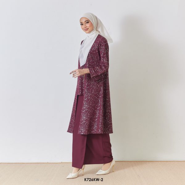 Kebaya Wilda 2.0 in Maroon (K726KW-2) - Image 3