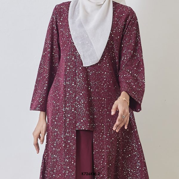 Kebaya Wilda 2.0 in Maroon (K726KW-2) - Image 2