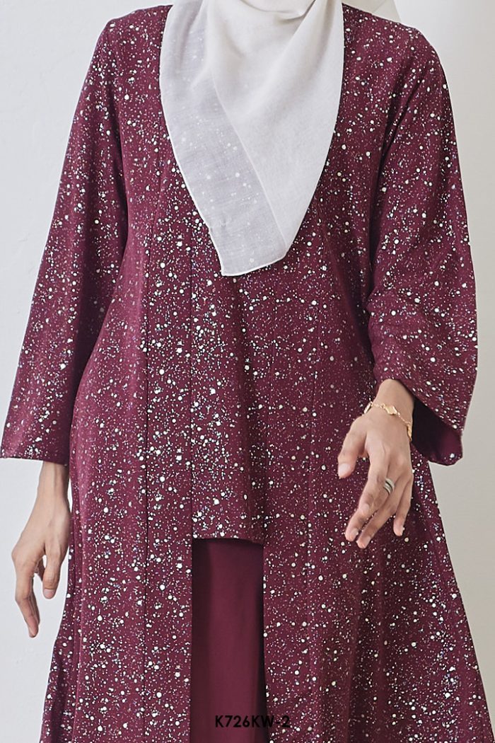 Kebaya Wilda 2.0 in Maroon (K726KW-2)