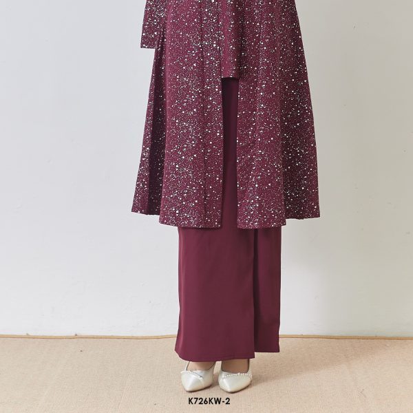 Kebaya Wilda 2.0 in Maroon (K726KW-2) - Image 4