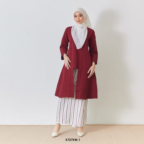 Kebaya Wilda 2.0 in Maroon (K727KW-1)