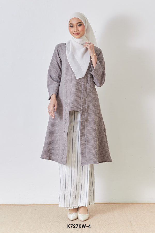 Kebaya Wilda 2.0 in Grey (K727KW-4)