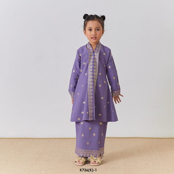 Kebarung Kalthom Glitter Kids in Dusty Purple (K736(K)-1)