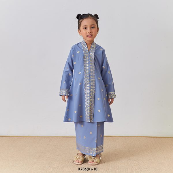 Kebarung Kalthom Glitter Kids in Steel Blue (K736(K)-10)