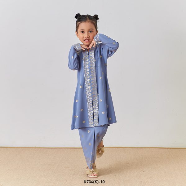 Kebarung Kalthom Glitter Kids in Steel Blue (K736(K)-10) - Image 2