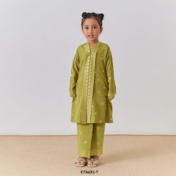 Kebarung Kalthom Glitter Kids in Light Olive (K736(K)-7)