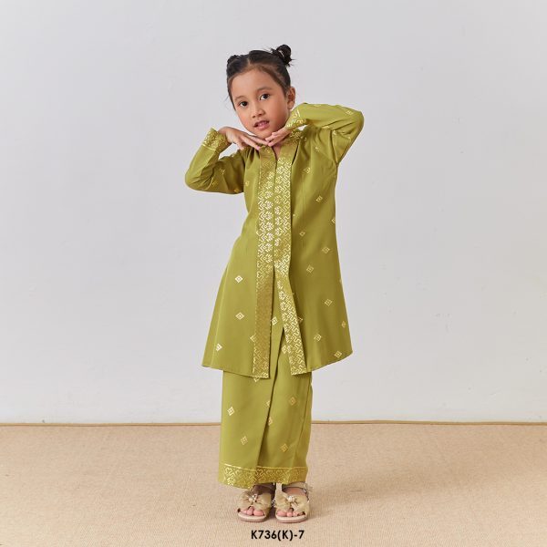 Kebarung Kalthom Glitter Kids in Light Olive (K736(K)-7) - Image 3