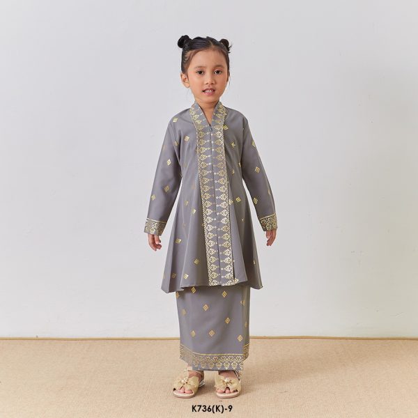 Kebarung Kalthom Glitter Kids in Grey (K736(K)-9)