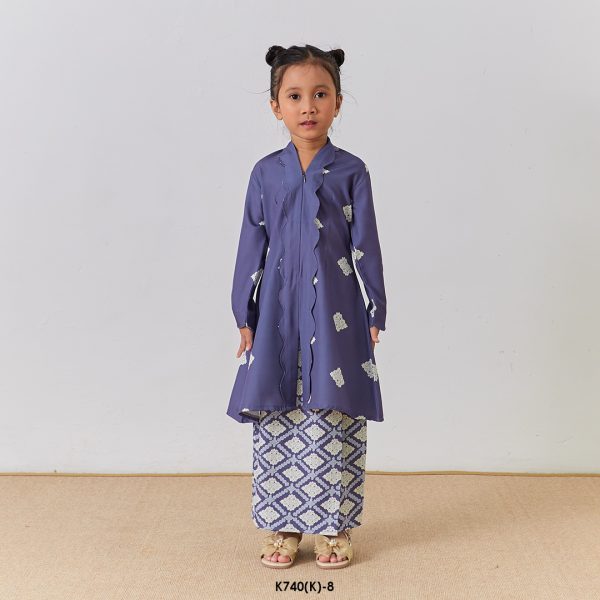 Kebarung Anggerik Kids in Faded Purple (K740(K)-8)