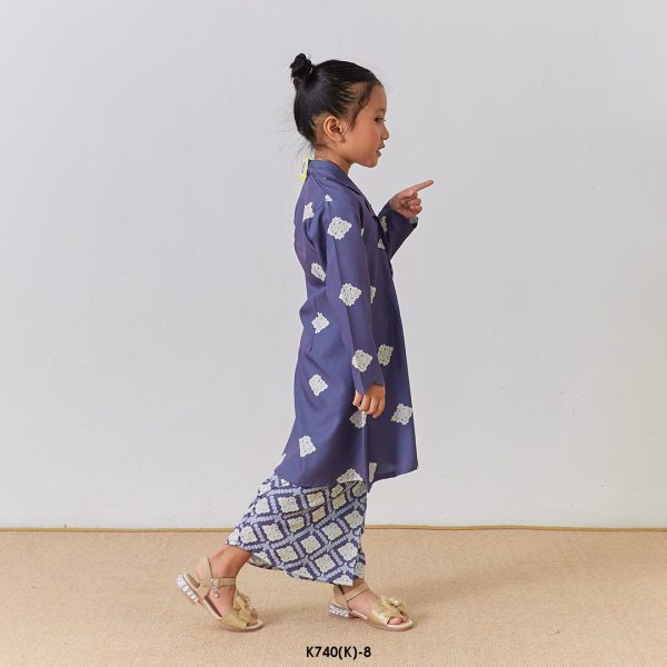 Kebarung Anggerik Kids in Faded Purple (K740(K)-8) - Image 2