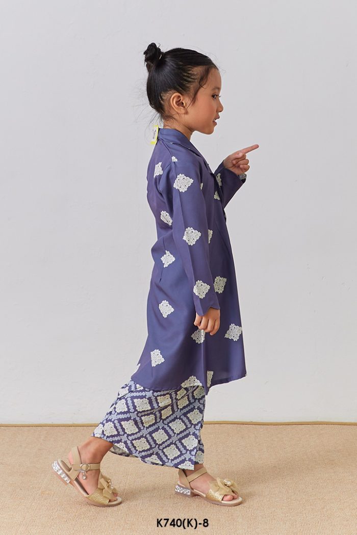 Kebarung Anggerik Kids in Faded Purple (K740(K)-8)
