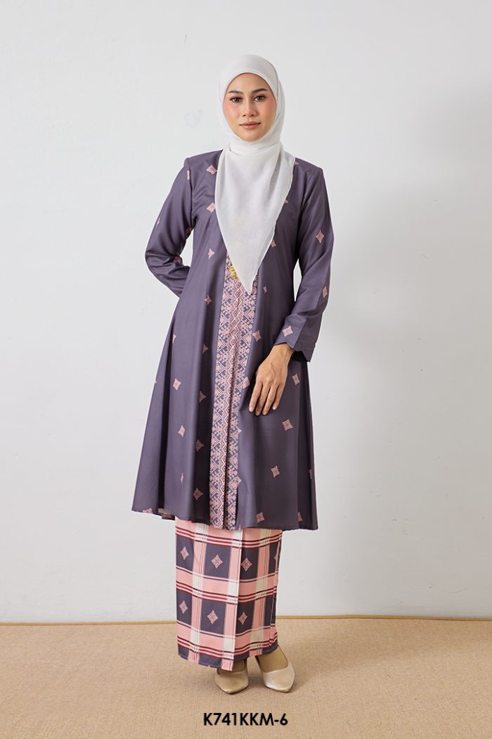 Kebarung Kalthom 2.0 Scallop in Dark Greyish Purple (K741KKM-6)