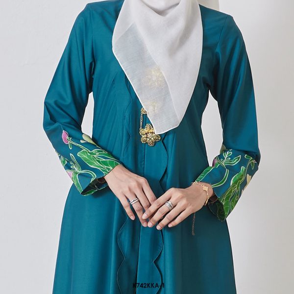 Kebarung Anggerik in Teal Green (K742KKA-1) - Image 2