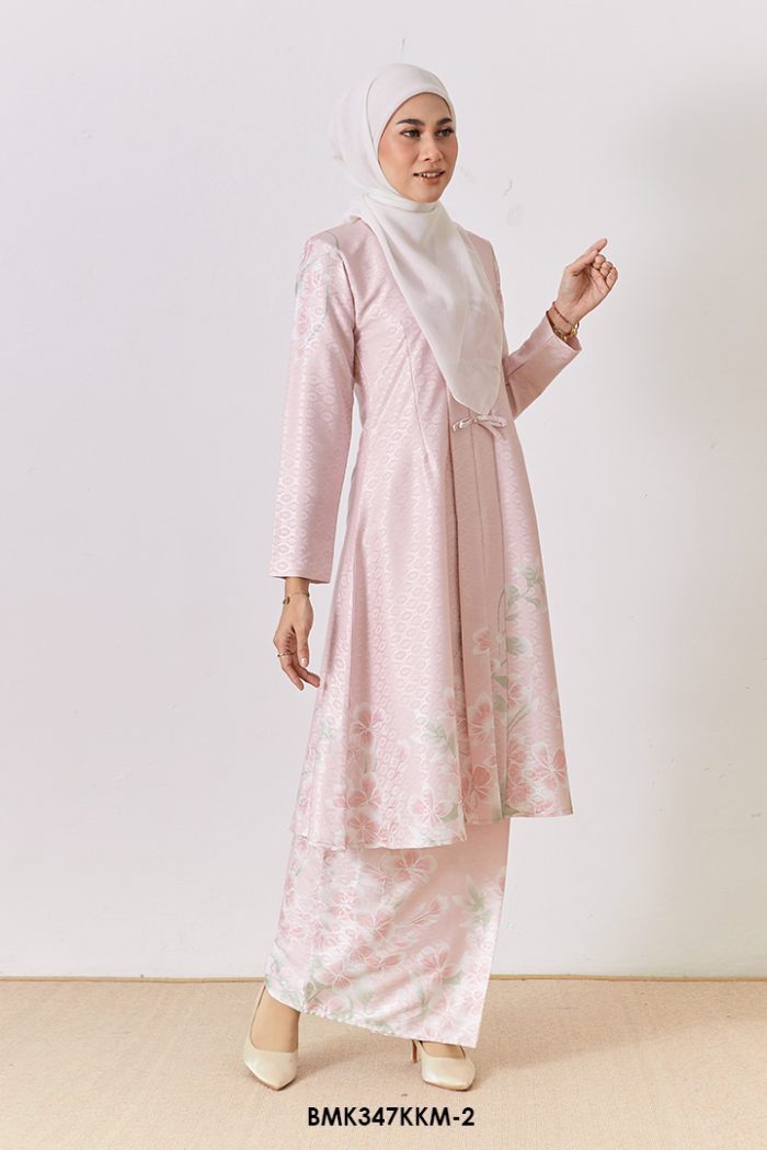 Kebarung Batiq Mia 3.0 Ribbon in Soft Pink (BMK347KKM-2)