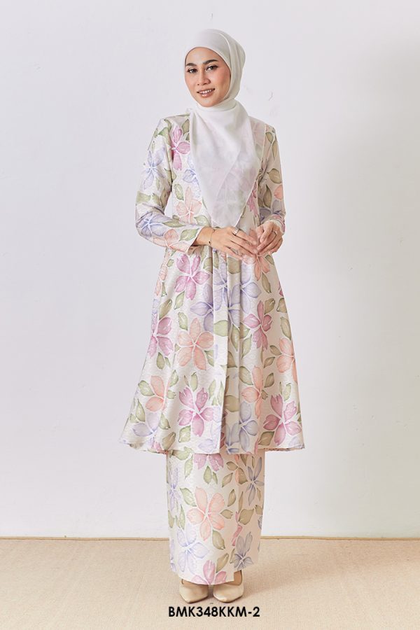 Kebarung Batiq Mia 3.0 Ribbon in Cream (BMK348KKM-2)