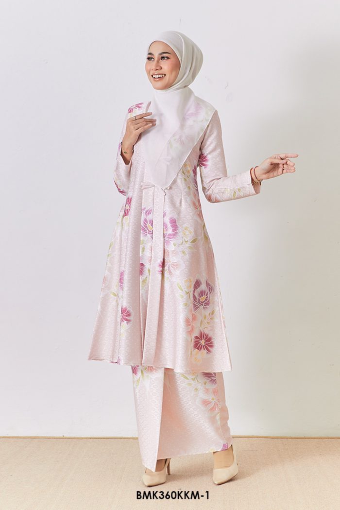 Kebarung Batiq Mia 3.0 Ribbon in Peach (BMK360KKM-1)