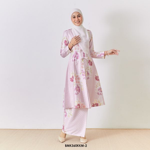 Kebarung Batiq Mia 3.0 Ribbon in Blush Pink (BMK360KKM-2)