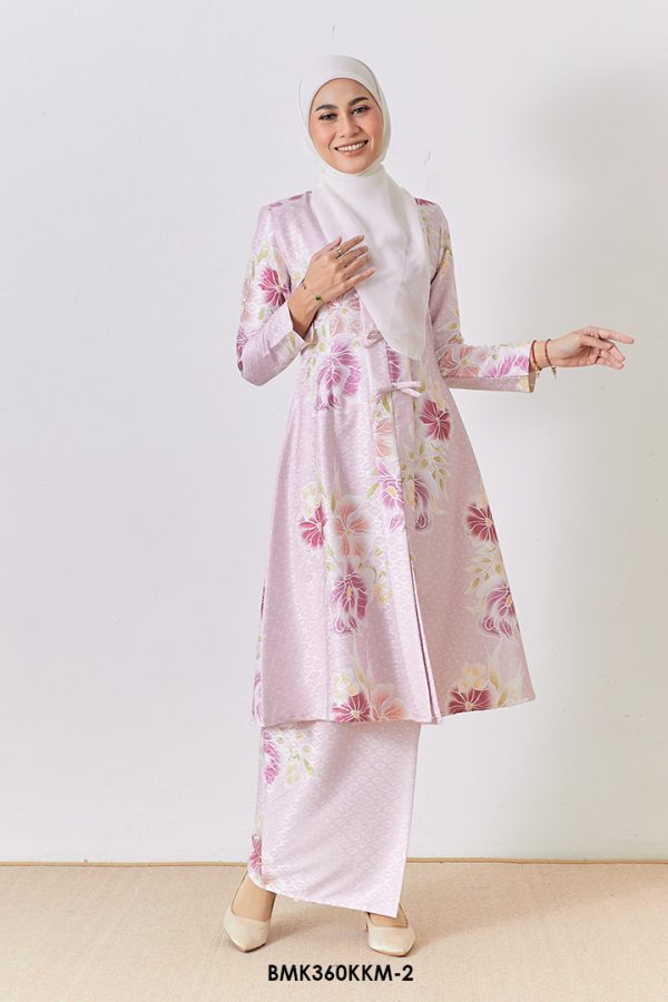 Kebarung Batiq Mia 3.0 Ribbon in Blush Pink (BMK360KKM-2)