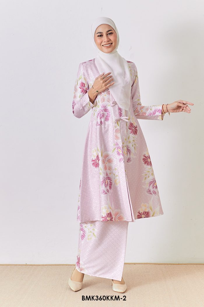 Kebarung Batiq Mia 3.0 Ribbon in Blush Pink (BMK360KKM-2)