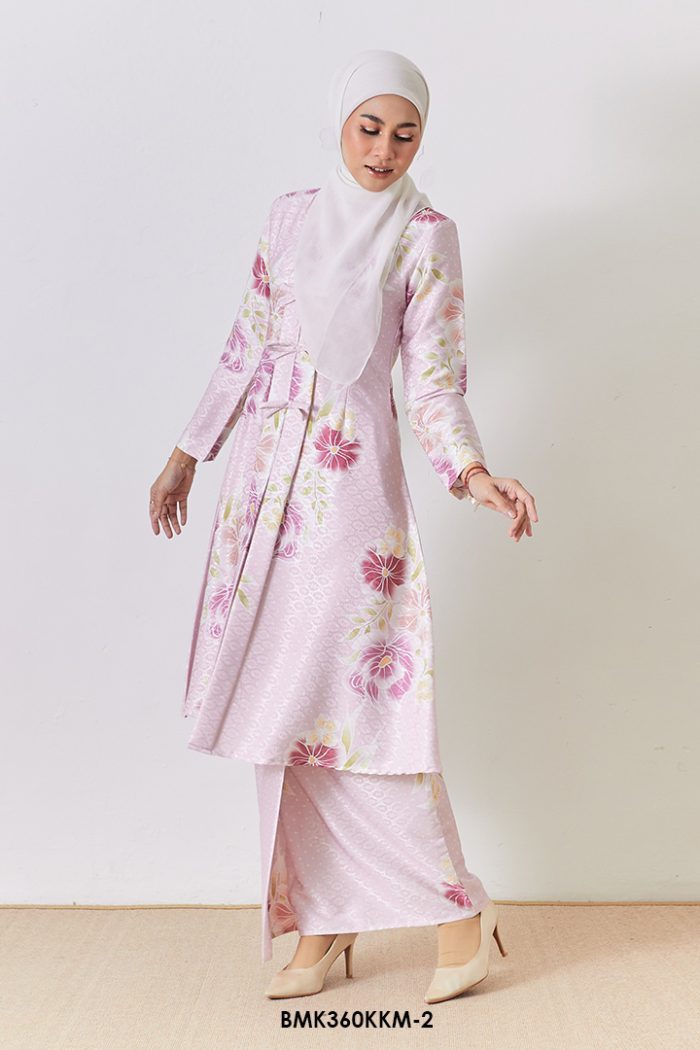 Kebarung Batiq Mia 3.0 Ribbon in Blush Pink (BMK360KKM-2)