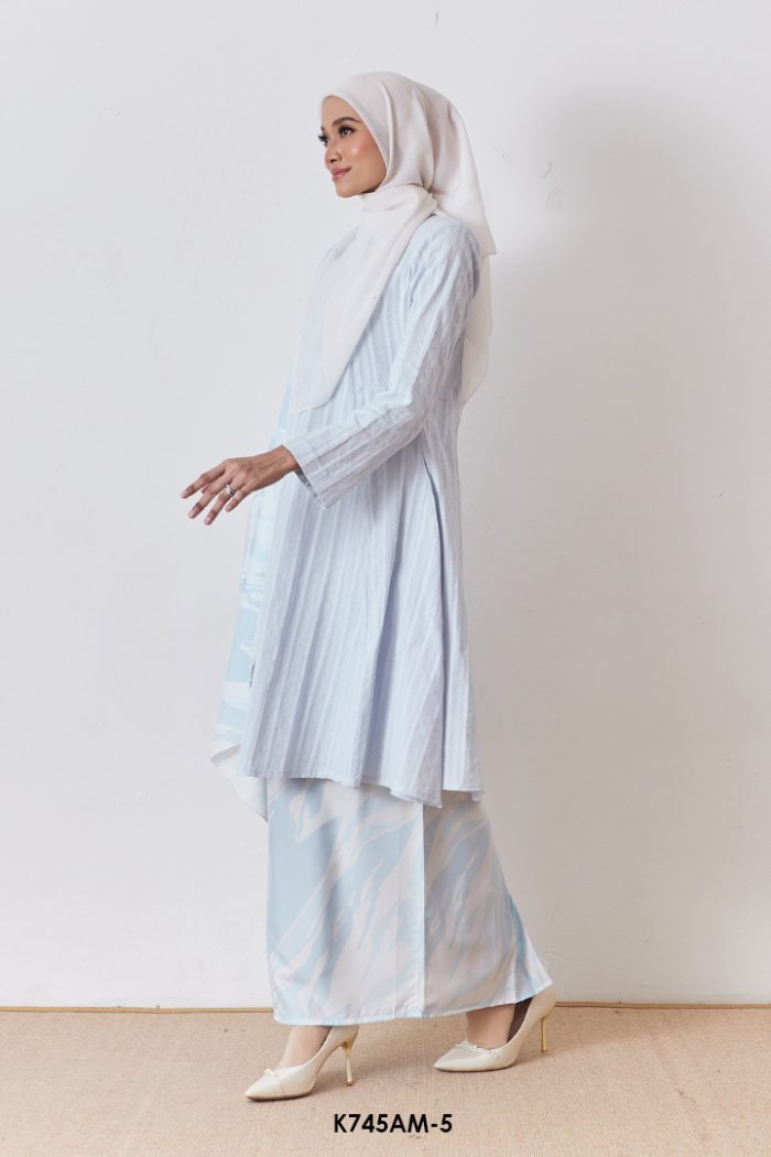 Ameera Kurung With Shawl in Ice Cube (K745AM-5)