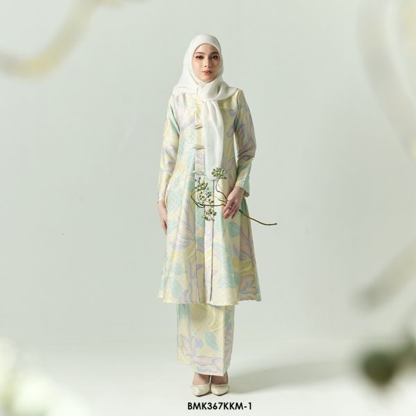 Kebarung Batiq Mia 3.0 Ribbon in Pale Yellow (BMK367KKM-1)