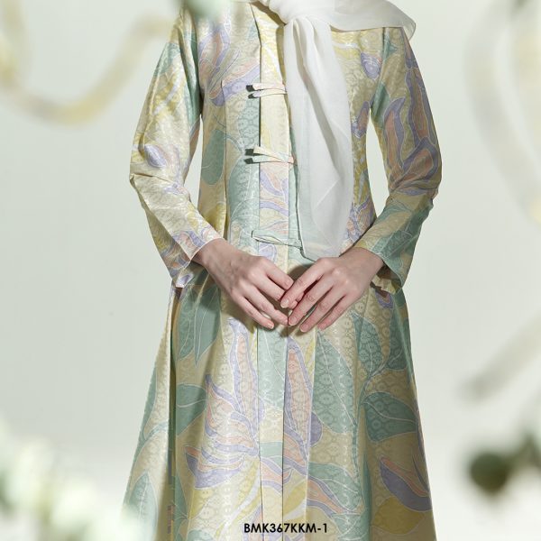 Kebarung Batiq Mia 3.0 Ribbon in Pale Yellow (BMK367KKM-1) - Image 3