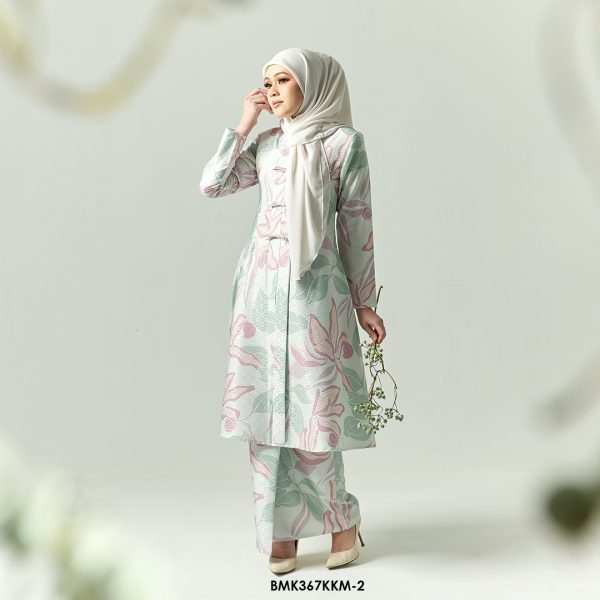 Kebarung Batiq Mia 3.0 Ribbon in Ice Mint (BMK367KKM-2) - Image 2