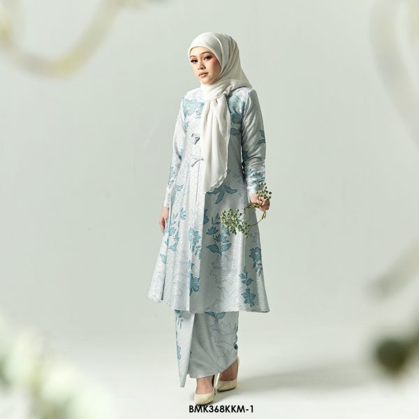 Kebarung Batiq Mia 3.0 Ribbon in Pale Blue (BMK368KKM-1)