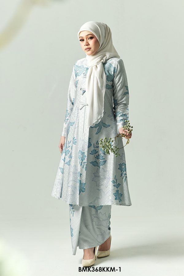 Kebarung Batiq Mia 3.0 Ribbon in Pale Blue (BMK368KKM-1)