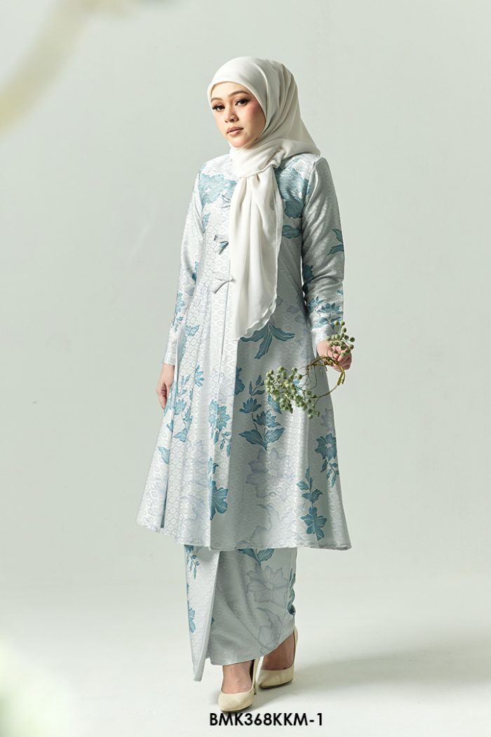 Kebarung Batiq Mia 3.0 Ribbon in Pale Blue (BMK368KKM-1)