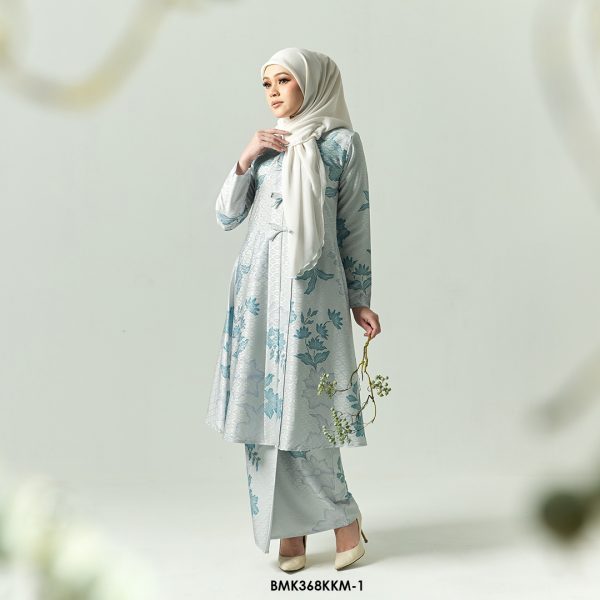Kebarung Batiq Mia 3.0 Ribbon in Pale Blue (BMK368KKM-1) - Image 2