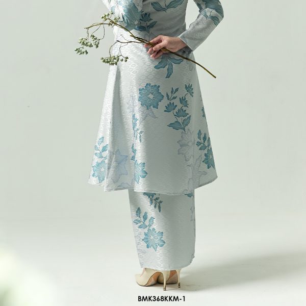 Kebarung Batiq Mia 3.0 Ribbon in Pale Blue (BMK368KKM-1) - Image 4