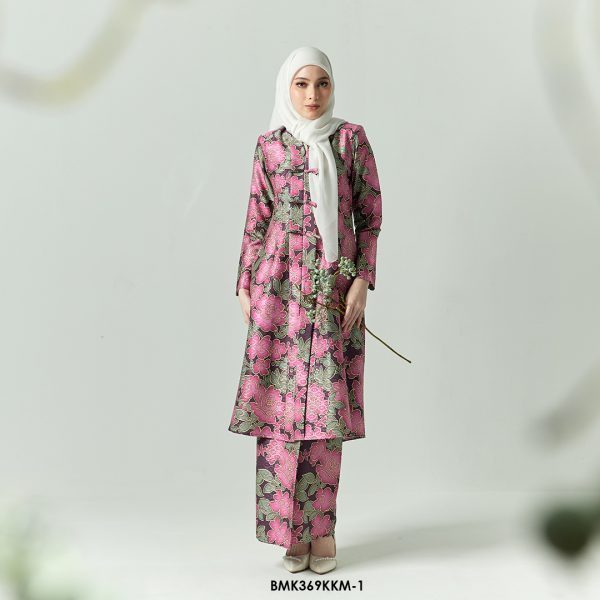 Kebarung Batiq Mia 3.0 Ribbon in Dark Magenta (BMK369KKM-1)