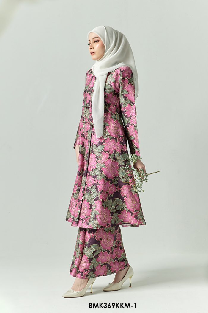 Kebarung Batiq Mia 3.0 Ribbon in Dark Magenta (BMK369KKM-1)