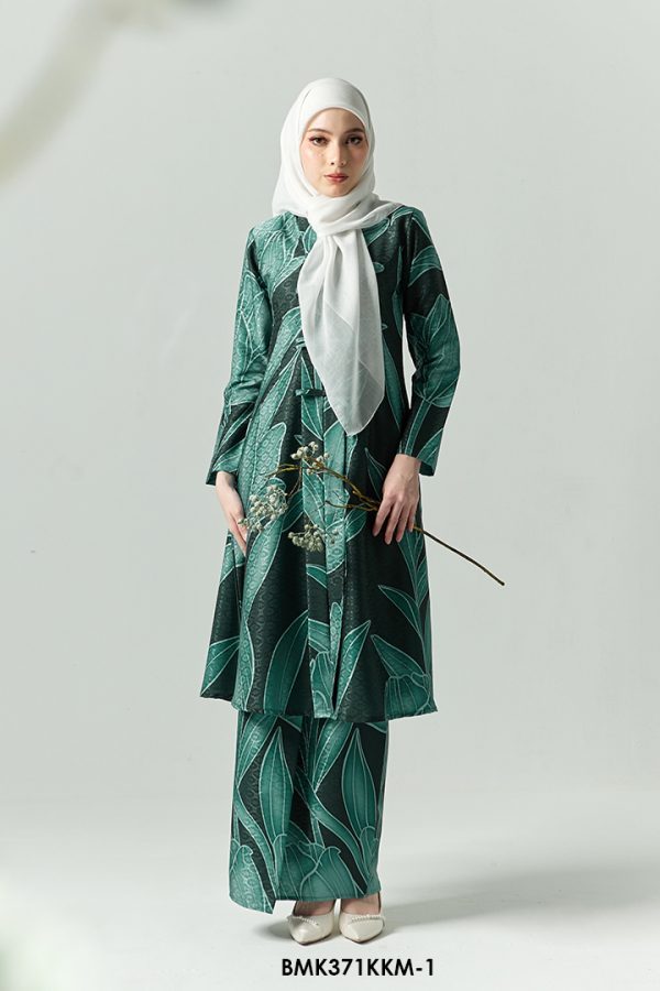 Kebarung Batiq Mia 3.0 Ribbon in Emerald (BMK371KKM-1)