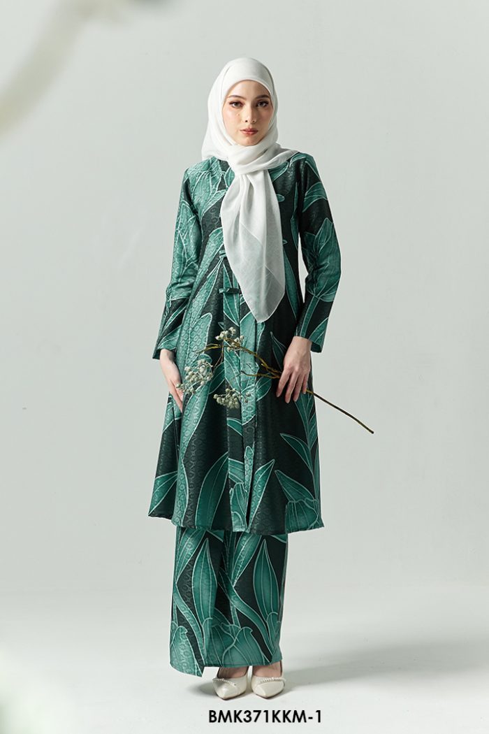 Kebarung Batiq Mia 3.0 Ribbon in Emerald (BMK371KKM-1)