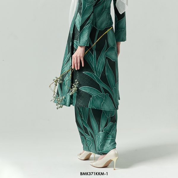 Kebarung Batiq Mia 3.0 Ribbon in Emerald (BMK371KKM-1) - Image 3