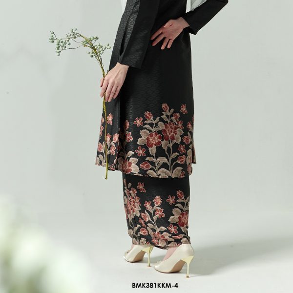 Kebarung Batiq Mia in Black (BMK381KKM-4) - Image 4