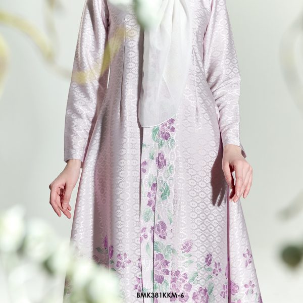 Kebarung Batiq Mia in Soft Purple (BMK381KKM-6) - Image 3