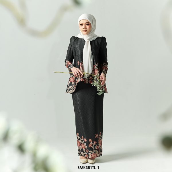 Taleeya Kurung in Black (BMK381TL-1)
