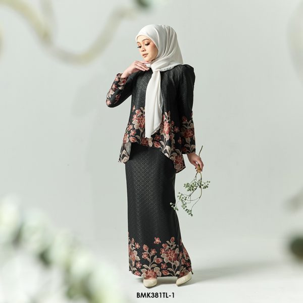 Taleeya Kurung in Black (BMK381TL-1) - Image 2